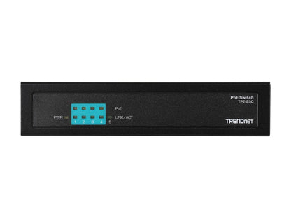 TRENDnet TPE-S50 5-port 10/100 Mbps PoE Switch. Limited Life Time Warranty