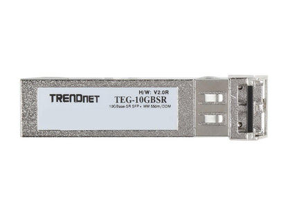 TRENDnet TEG-10GBSR 10Gbase-SR SFP+ Multi Mode LC Module 550 m (1,804 feet) with DDM