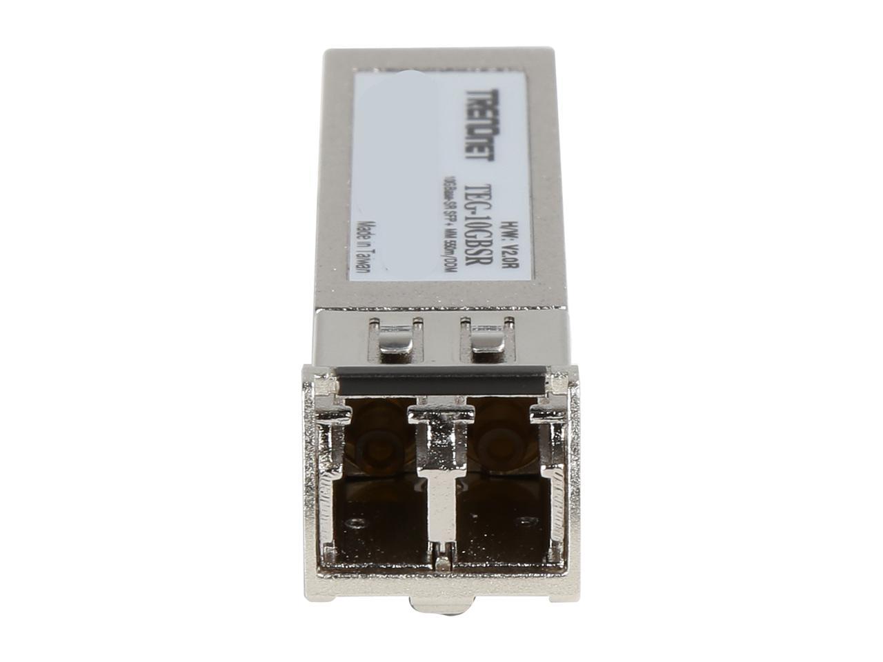 TRENDnet TEG-10GBSR 10Gbase-SR SFP+ Multi Mode LC Module 550 m (1,804 feet) with DDM