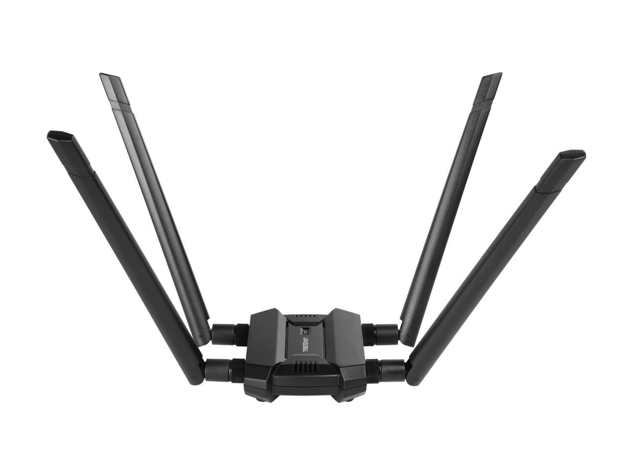 TRENDnet TEW-809UB AC1900 High Power Dual Band Wireless USB Adapter