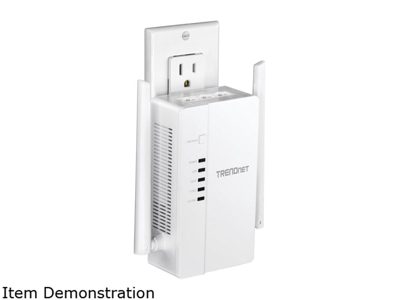 TRENDnet TPL-430AP Wi-Fi Everywhere Powerline 1200 AV2 Access Point