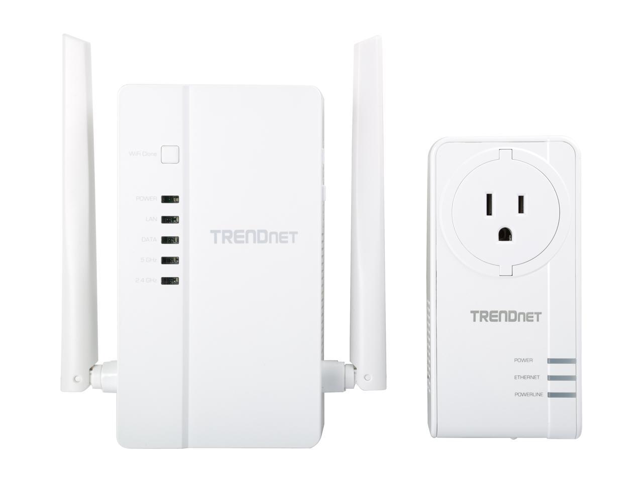 TRENDnet TPL-430APK Wi-Fi Everywhere Powerline 1200 AV2 Wireless Kit