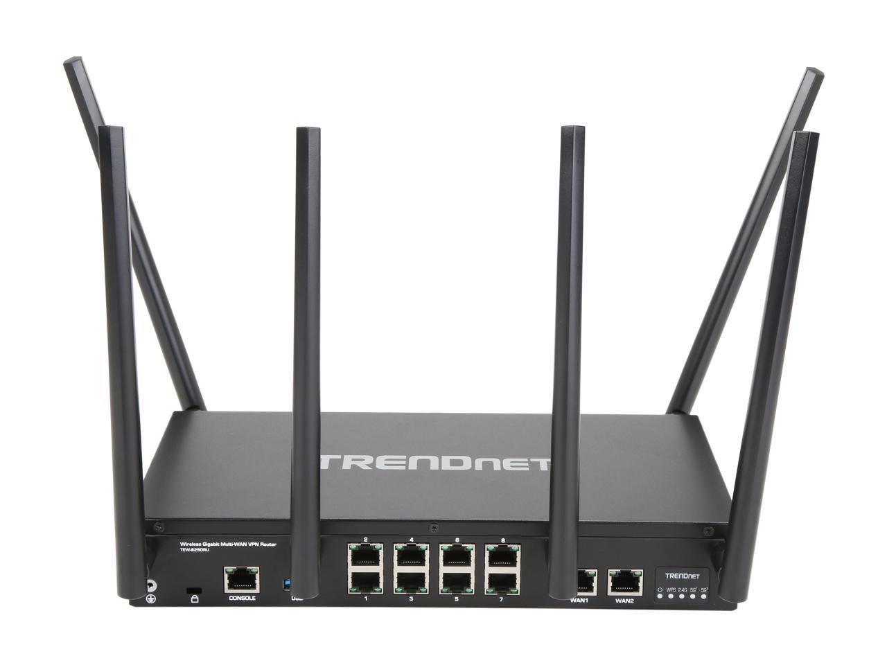TRENDnet TEW-829DRU AC3000 Tri-Band Wireless Gigabit Dual-WAN VPN SMB Router