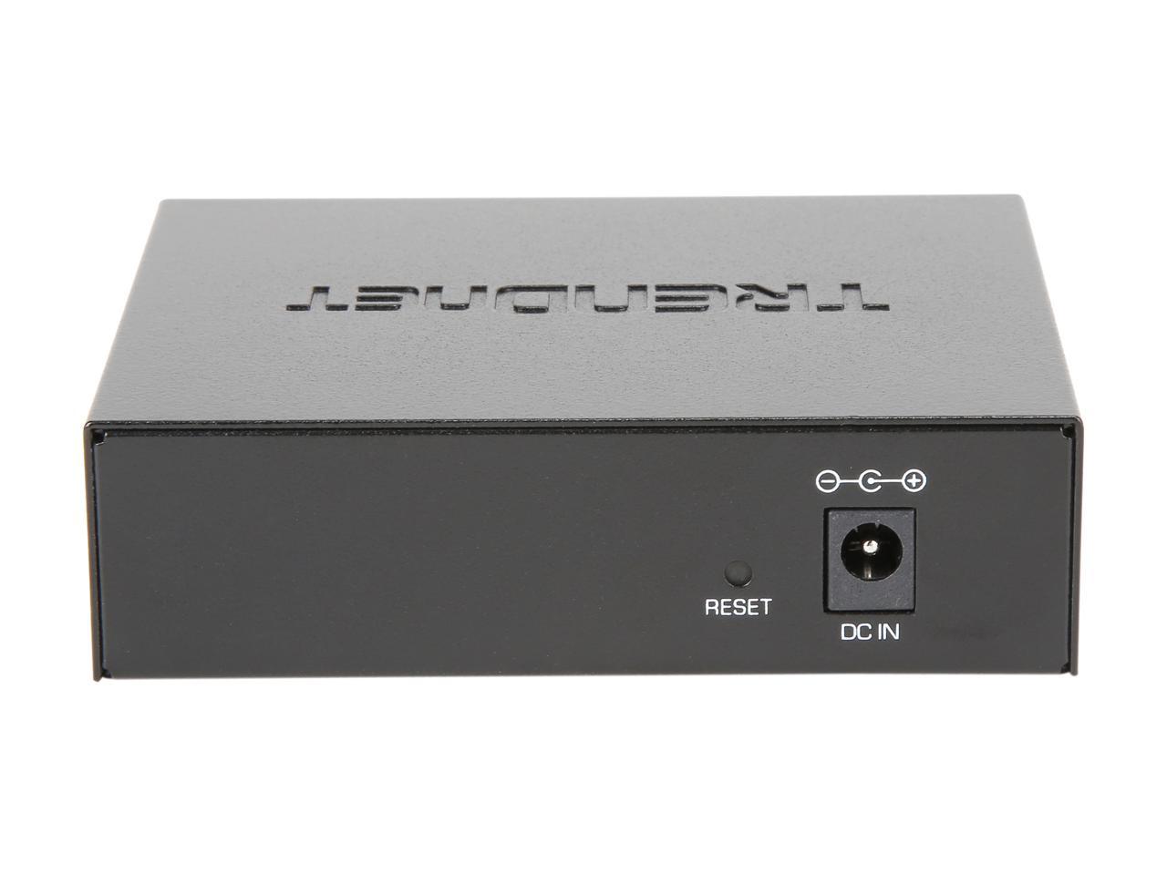 TRENDnet TEG-S50ES (V1.0R) 5-Port Gigabit EdgeSmart Switch