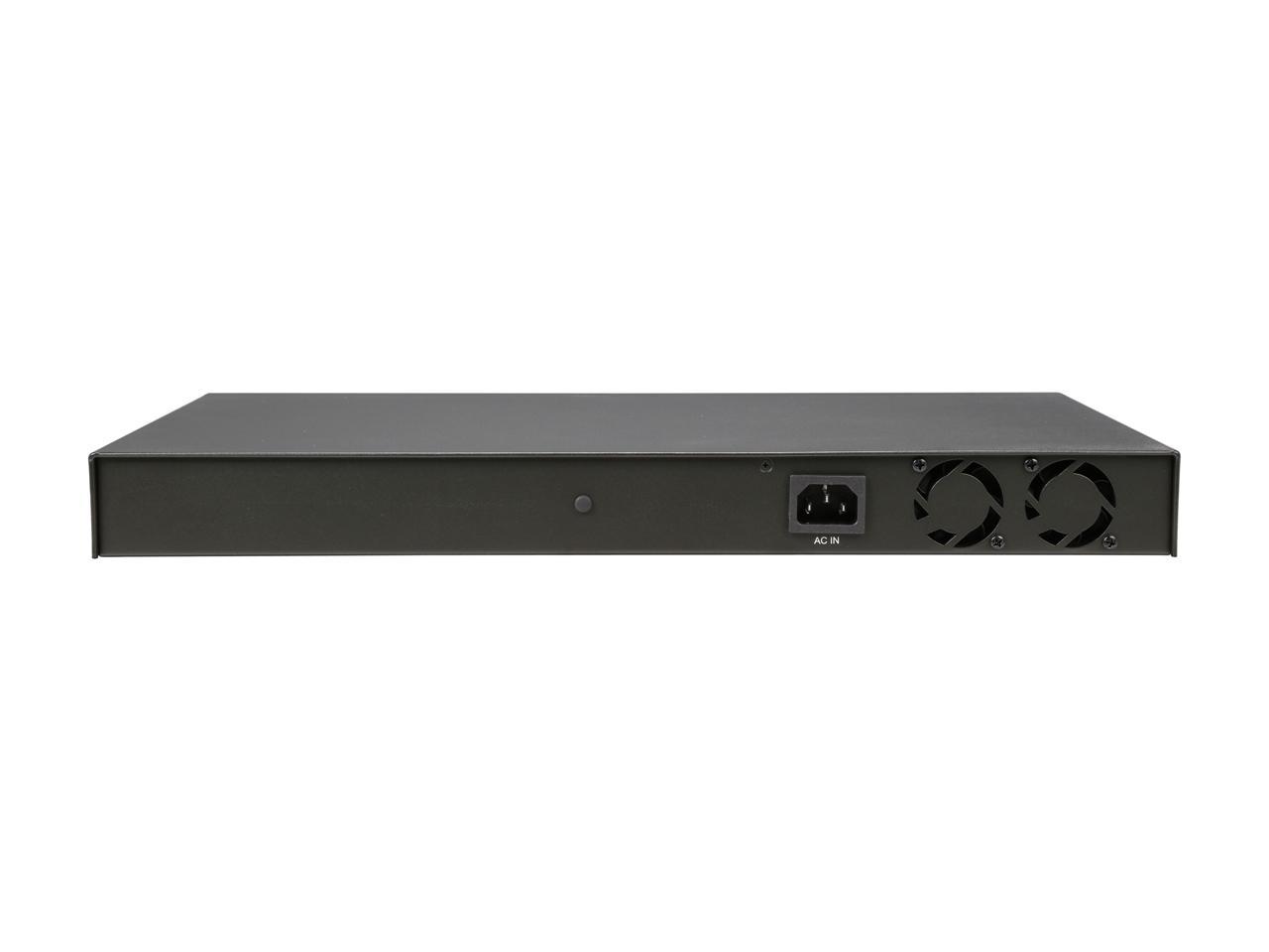 Buffalo BS-GS2024P 24-Port Gigabit Green Ethernet PoE Web Smart Switch with 2 SFP Slots