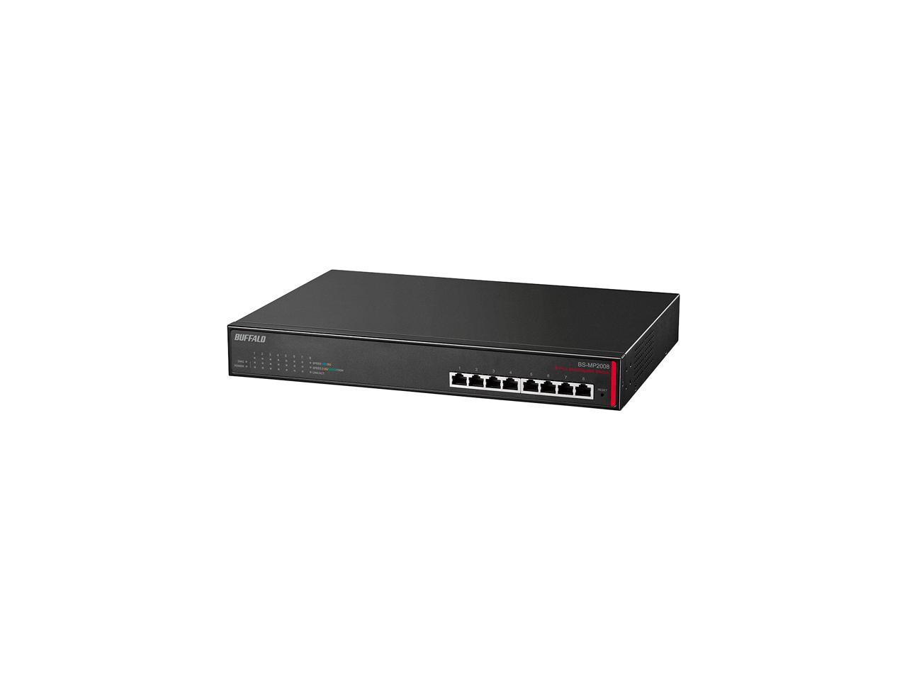 Buffalo BS-MP2008 Multi Gigabit Business Switch - 8 port 10 GbE