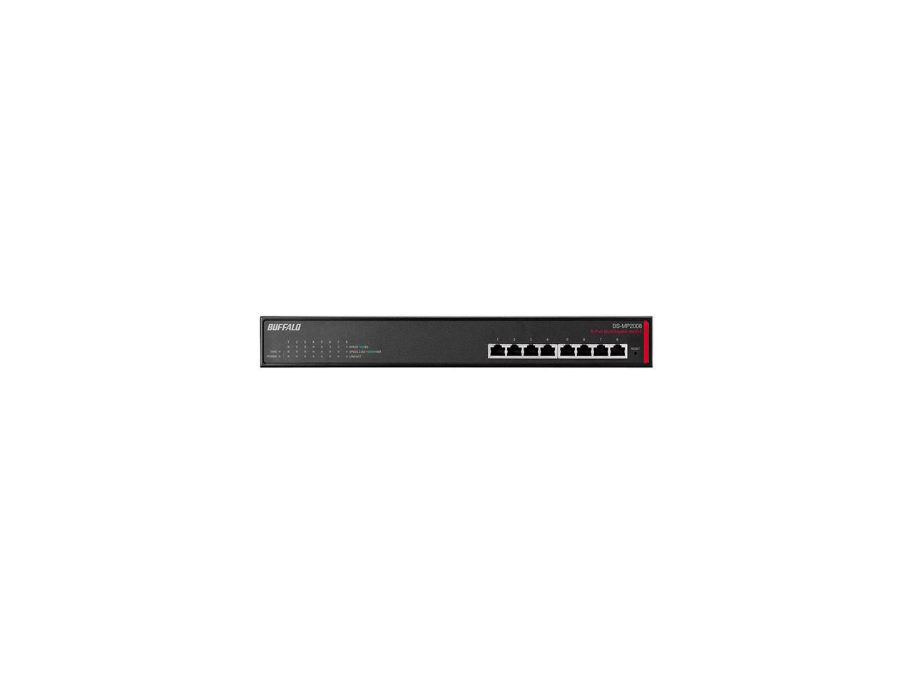 Buffalo BS-MP2008 Multi Gigabit Business Switch - 8 port 10 GbE