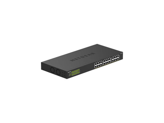 NETGEAR 24-port Gigabit Ethernet Unmanaged PoE+ Switch with 380W PoE Budget (GS324PP)