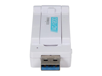 Edimax EW-7822UAC Wireless AC1200 Dual-band USB 3.0 Adapter, Complies to Draft 802.11ac Standard, Delivers More Than Two Times Faster Wi-Fi Speed Than 802.11n, With Adjustable Foldaway Antenna for Optimum High Performance