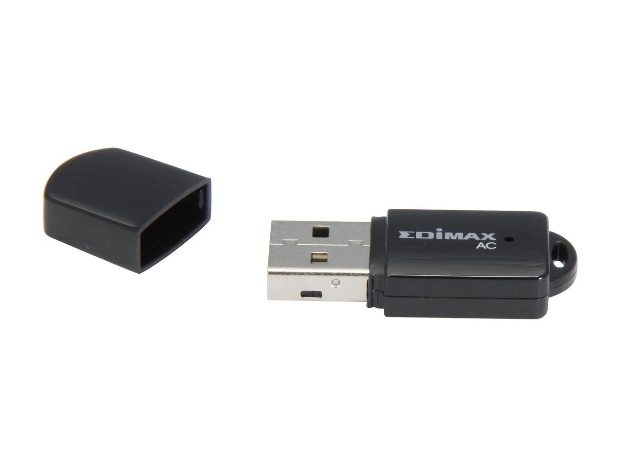 EDIMAX EW-7811UTC AC600 Dual-band USB 2.0 Wireless Mini Adapter, ideally for upgrading Laptop, desktop, Macbook or Ultrabook with 433/150Mbps data rates