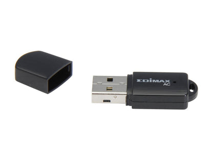 EDIMAX EW-7811UTC AC600 Dual-band USB 2.0 Wireless Mini Adapter, ideally for upgrading Laptop, desktop, Macbook or Ultrabook with 433/150Mbps data rates