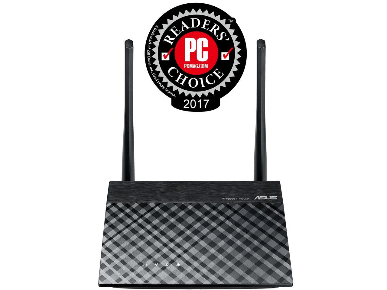 ASUS RT-N12 N300 Wi-Fi Router 2T2R MIMO Technology, 4K HD Video Streaming, VoIP, Up to 300 Mbps