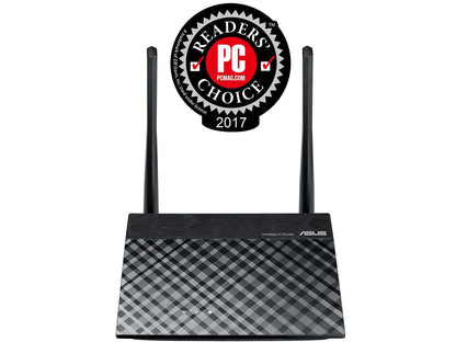 ASUS RT-N12 N300 Wi-Fi Router 2T2R MIMO Technology, 4K HD Video Streaming, VoIP, Up to 300 Mbps