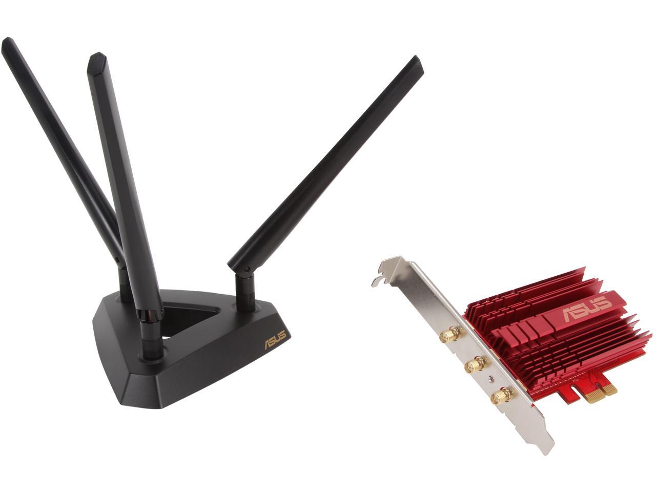 ASUS PCE-AC68 AC1900 Dual-Band Wireless PCI-E Adapter