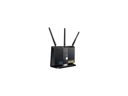 ASUS AC1900 Wi-Fi Dual-band 3x3 Gigabit Wireless Router with AiProtection Network Security Powered by Trend Micro, AiMesh Whole Home Wi-Fi System Compatible (RT-AC68U)