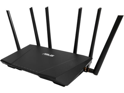 ASUS AC3200 Tri-Band Gigabit Wi-Fi Router, AiProtection Lifetime Security by Trend Micro, Adaptive QoS, Parental Control