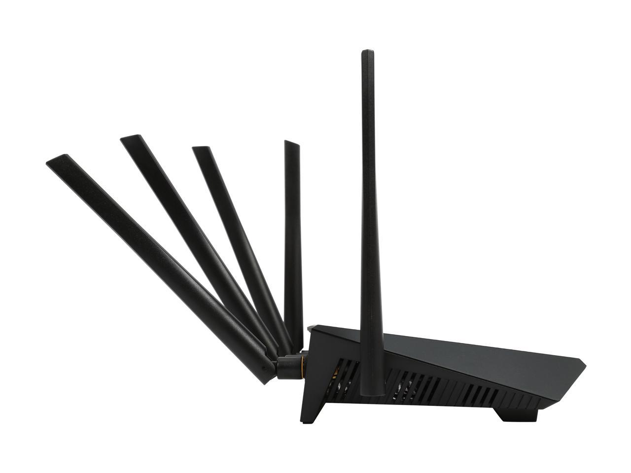 ASUS AC3200 Tri-Band Gigabit Wi-Fi Router, AiProtection Lifetime Security by Trend Micro, Adaptive QoS, Parental Control