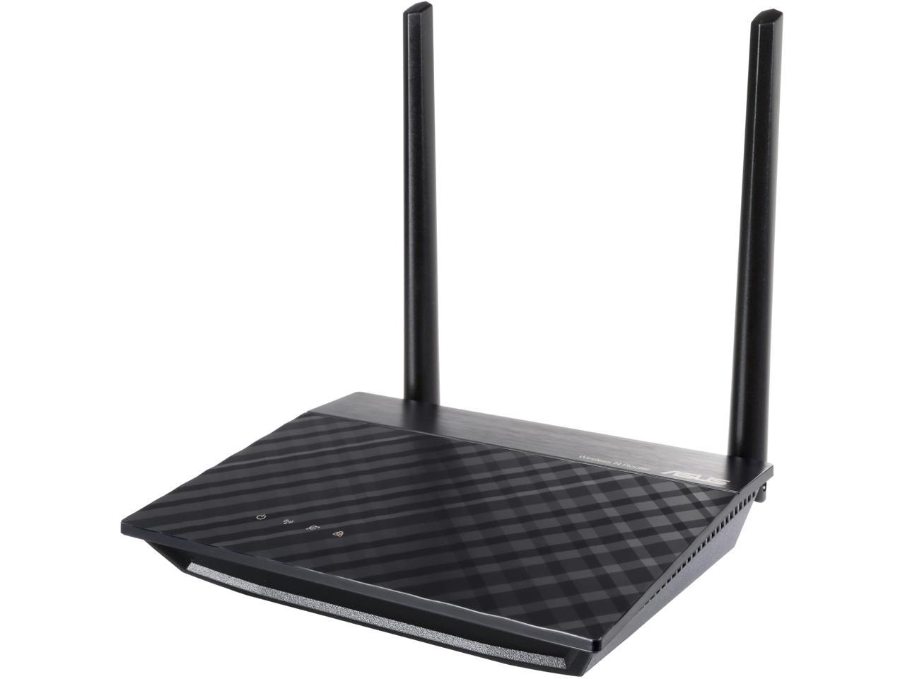 ASUS RT-N300 B1 N300 Wi-Fi Router with Three Operating Modes and Two High-performance Antennas
