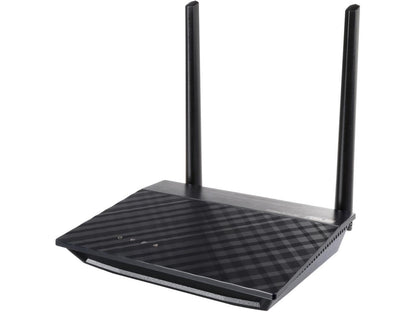 ASUS RT-N300 B1 N300 Wi-Fi Router with Three Operating Modes and Two High-performance Antennas