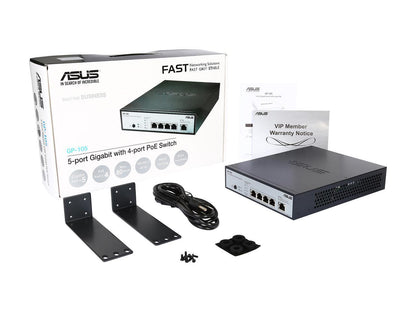 ASUS GP-105 5-port Gigabit PoE Switch
