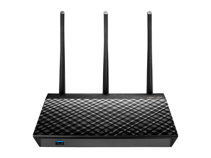 ASUS RT-AC66U B1 AC1750 Dual-Band Wi-Fi Router, AiProtection Lifetime Security by Trend Micro, AiMesh Compatible for Mesh Wi-Fi System