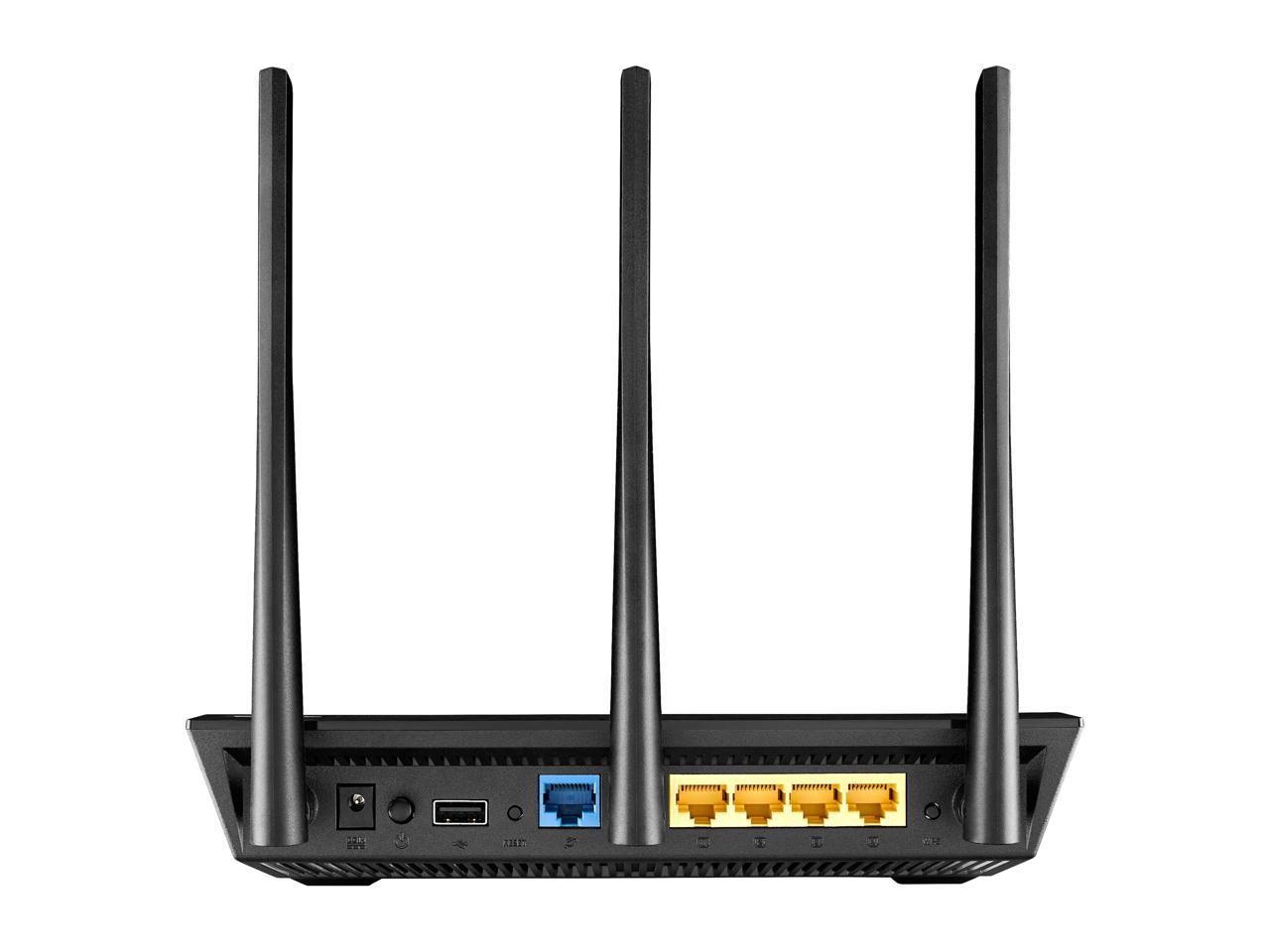ASUS RT-AC66U B1 AC1750 Dual-Band Wi-Fi Router, AiProtection Lifetime Security by Trend Micro, AiMesh Compatible for Mesh Wi-Fi System