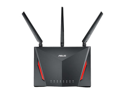 ASUS AC2900 Dual-band Gaming Router, game acceleration, Mesh Wi-Fi support, Lifetime Free Internet Security, DFS, Gamer Private Network, Port Forwarding, Streaming & Gaming (RT-AC86U)