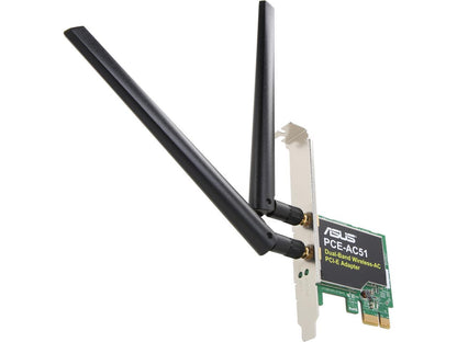 ASUS PCE-AC51 AC750 Wireless Dual-Band PCI-E Adapter