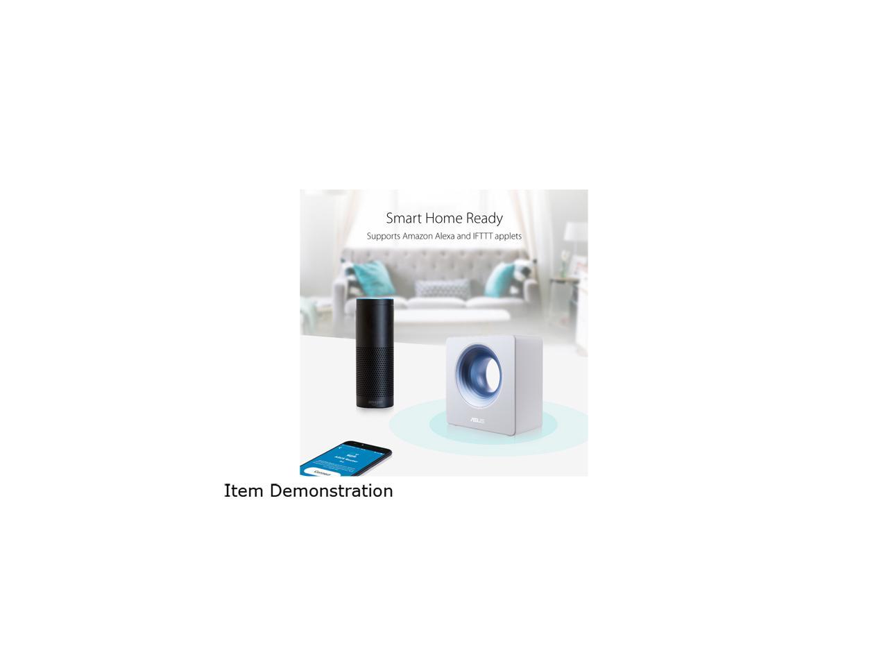 ASUS Blue Cave AC2600 Dual-Band Wireless Router for Smart Homes, Featuring Intel Wi-Fi Technology and AiProtection Network Security Powered by Trend Micro