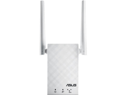 Asus AC1200 Dual-Band WiFi Range Extender Wireless Signal Booster Up to 1167Mbps Repeater | Access Point | Media Bridge | Support Aimesh (RP-AC55), White