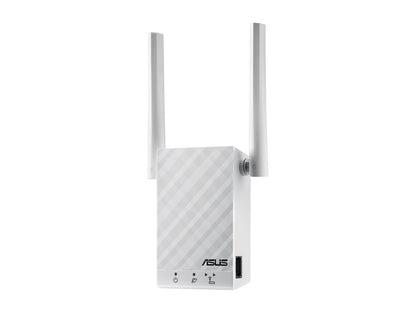 Asus AC1200 Dual-Band WiFi Range Extender Wireless Signal Booster Up to 1167Mbps Repeater | Access Point | Media Bridge | Support Aimesh (RP-AC55), White