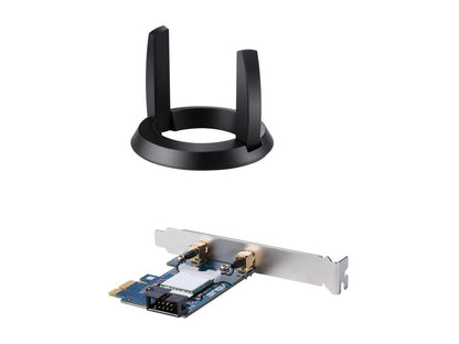 ASUS Dual Band 802.11AC Wireless-AC2100 PCI-E Bluetooth 5 Gigabit Wi-Fi Adapter, 160MHz Support
