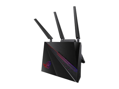 ASUS ROG (GT-AC2900) Dual-Band Wireless Gigabit Wi-Fi Gaming Router - GeForce NOW Optimization with Triple-Level Game Acceleration, 4 x LAN, 1 x USB 3.0, 1 x USB 2.0 Compatible with AiMesh