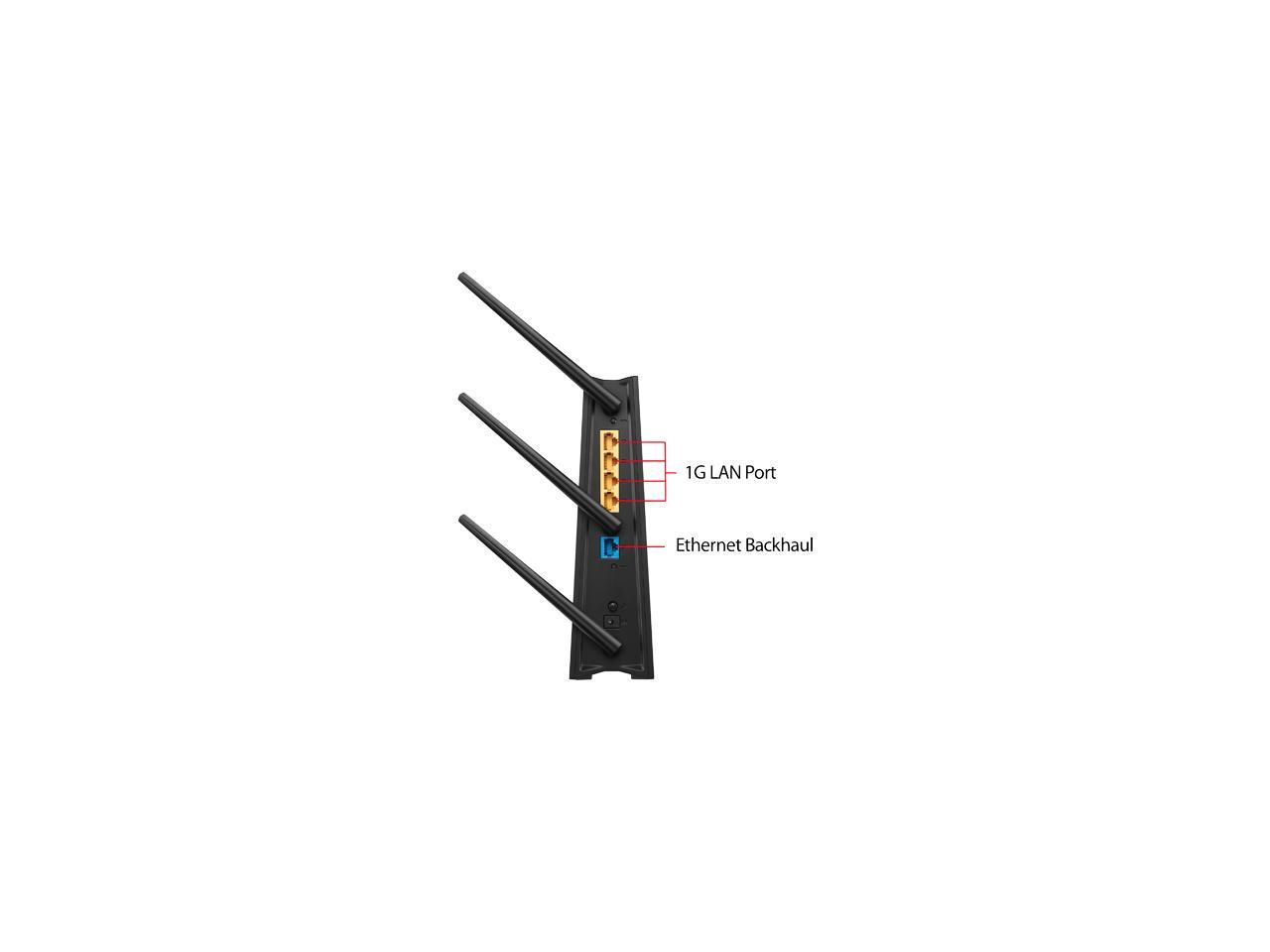 ASUS RP-AC1900 AC1900 Dual Band Wi-Fi Range Extender / AiMesh Extender for Seamless Mesh Wi-Fi; Works with Any Wi-Fi Router