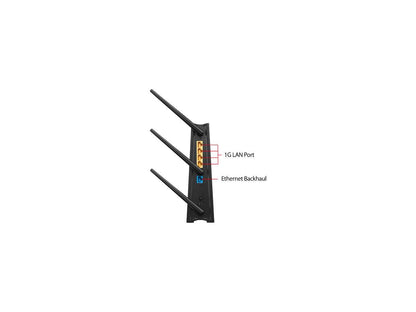 ASUS RP-AC1900 AC1900 Dual Band Wi-Fi Range Extender / AiMesh Extender for Seamless Mesh Wi-Fi; Works with Any Wi-Fi Router