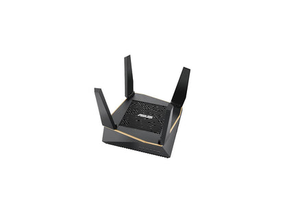 Asus RT-AX92U AX6100 Tri-Band Wi-Fi 6 Mesh Router with 802.11Ax, AiMesh Compatible, Adaptive Qos and Parental Control - A Certified for Humans Device