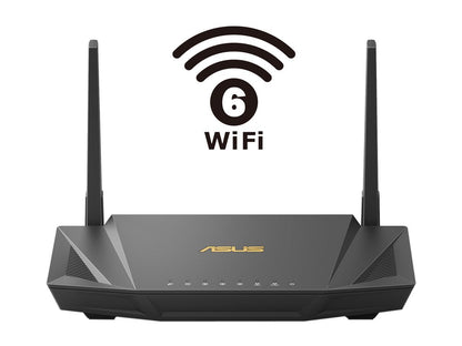 ASUS RT-AX56U AX1800 WiFi 6 Dual-Band WiFi Router, Lifetime Internet Security with AiProtection, Whole-home WiFi with AiMesh, MU-MIMO, OFDMA, VPN Setting