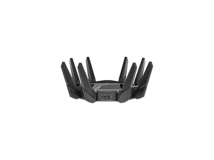 ASUS ROG Rapture WiFi 6E Gaming Router (GT-AXE16000) - Quad-Band, 6 GHz Ready, Dual 10G Ports, 2.5G WAN Port, AiMesh Support, Triple-level Game Acceleration, Lifetime Internet Security, Instant Guard