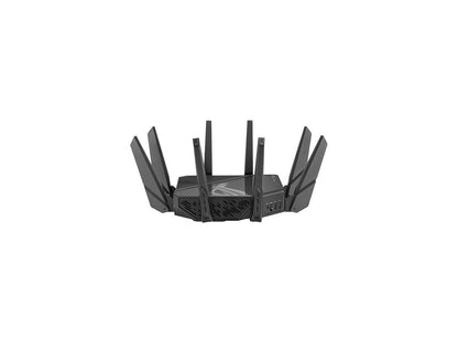 ASUS ROG Rapture WiFi 6E Gaming Router (GT-AXE16000) - Quad-Band, 6 GHz Ready, Dual 10G Ports, 2.5G WAN Port, AiMesh Support, Triple-level Game Acceleration, Lifetime Internet Security, Instant Guard