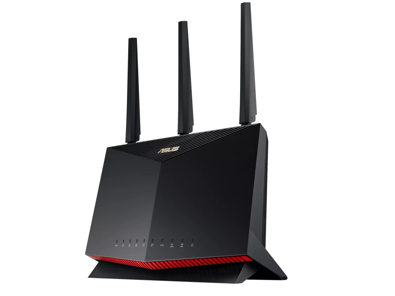 ASUS RT-AX86U Pro (AX5700) Dual Band WiFi 6 Extendable Gaming Router, 2.5G Port, Gaming Port, Mobile Game Mode, Port Forwarding, Subscription-Free Network Security, VPN, AiMesh Compatible