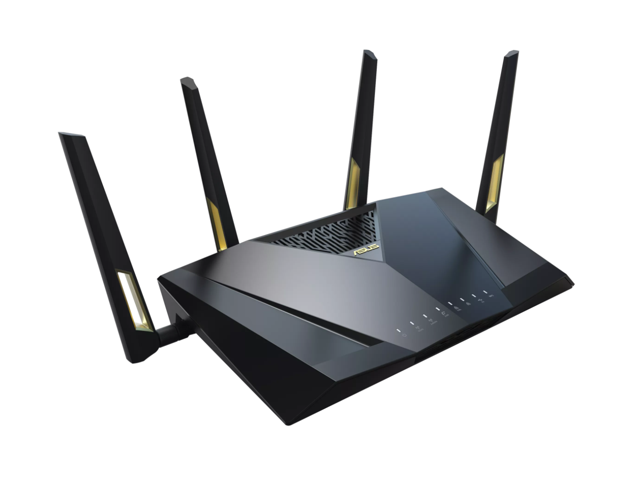 ASUS RT-AX88U PRO AX6000 Dual Band WiFi 6 Router, Dual 2.5G Port, WPA3, Parental Control, Adaptive QoS, Port Forwarding, WAN aggregation, lifetime internet security and AiMesh support