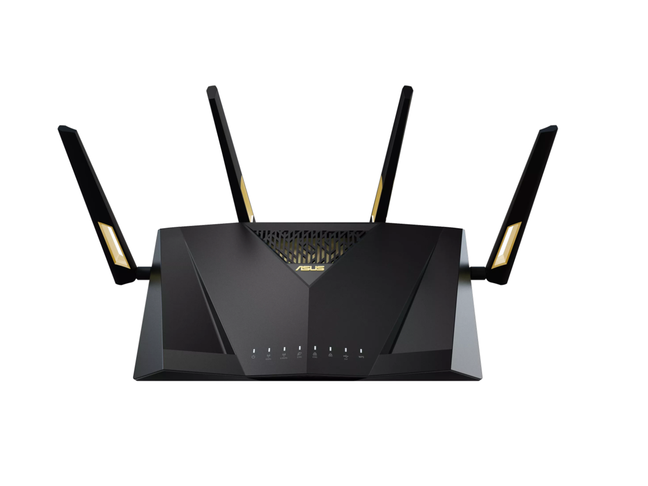 ASUS RT-AX88U PRO AX6000 Dual Band WiFi 6 Router, Dual 2.5G Port, WPA3, Parental Control, Adaptive QoS, Port Forwarding, WAN aggregation, lifetime internet security and AiMesh support