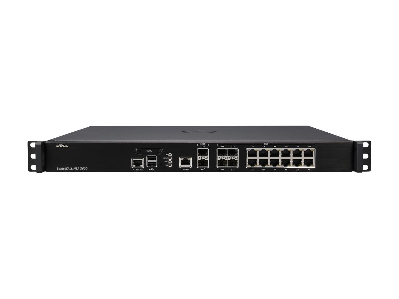 SonicWall 01-SSC-3853 NSA 3600 TotalSecure (1-year)