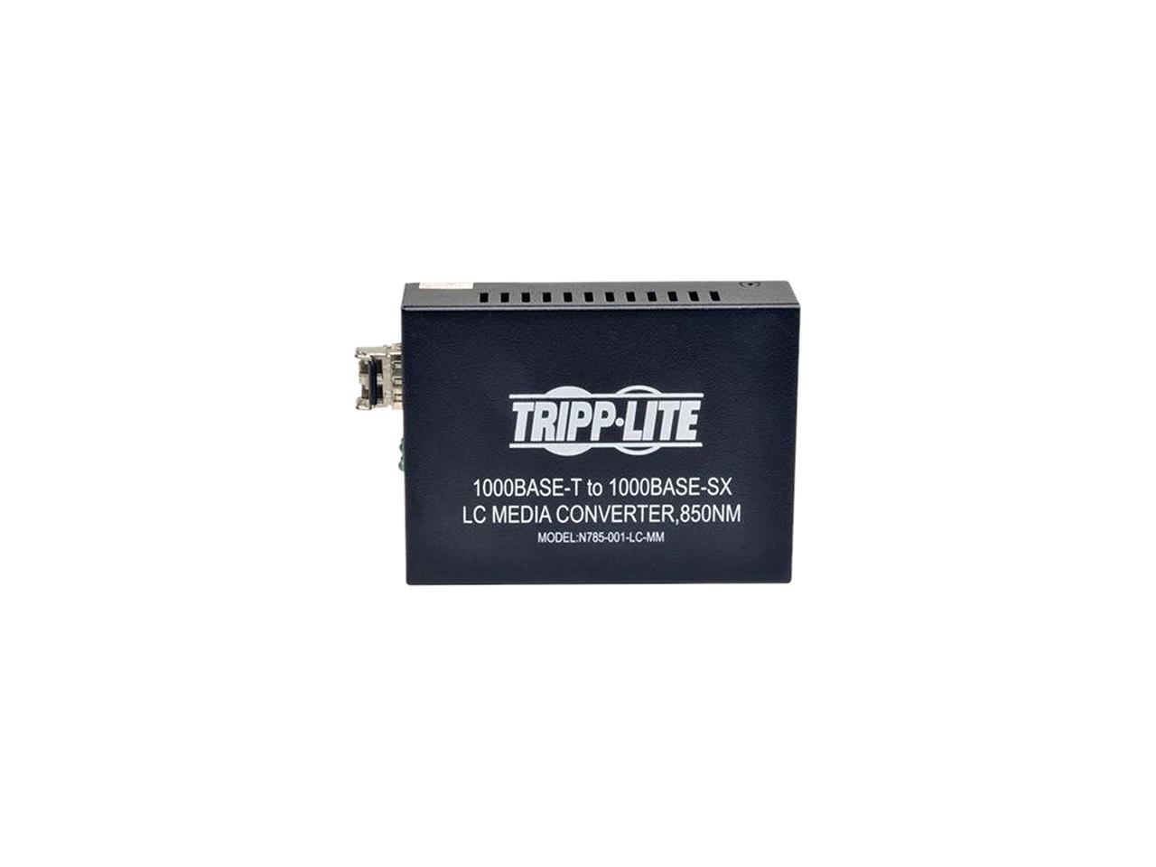 Tripp Lite LC Multimode Media Converter, 10/100/1000, 550M, 850nm (N785-001-LC-MM)