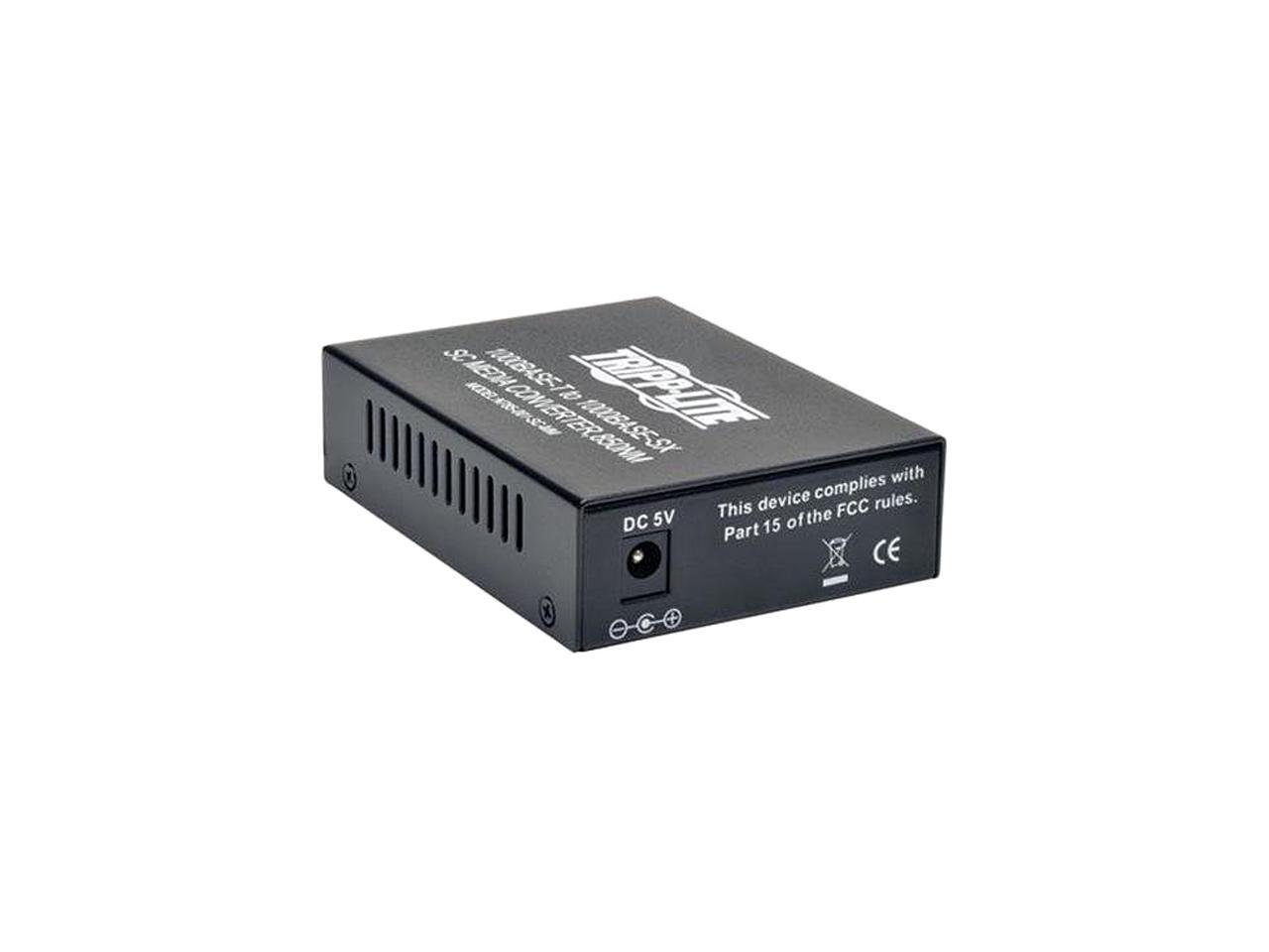 Tripp Lite SC Multimode Media Converter, 10/100/1000, 550M, 850nm (N785-001-SC-MM)