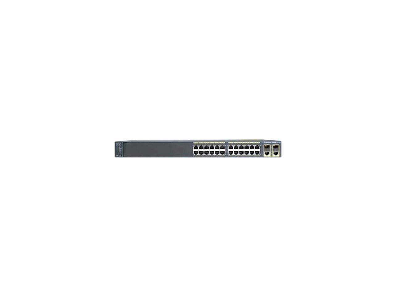 Cisco Catalyst 2960X-24TS-LL - Switch - managed - 24 x 10/100/1000 + 2 x Gigabit SFP - desktop, rack-mountable