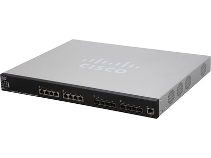 Cisco SMB SG550XG-8F8T-K9 16 Port Stackable Managed Ethernet Switch 10 Gb Ethernet Switch