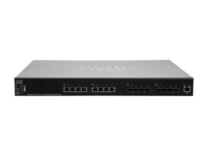 Cisco SMB SG550XG-8F8T-K9 16 Port Stackable Managed Ethernet Switch 10 Gb Ethernet Switch