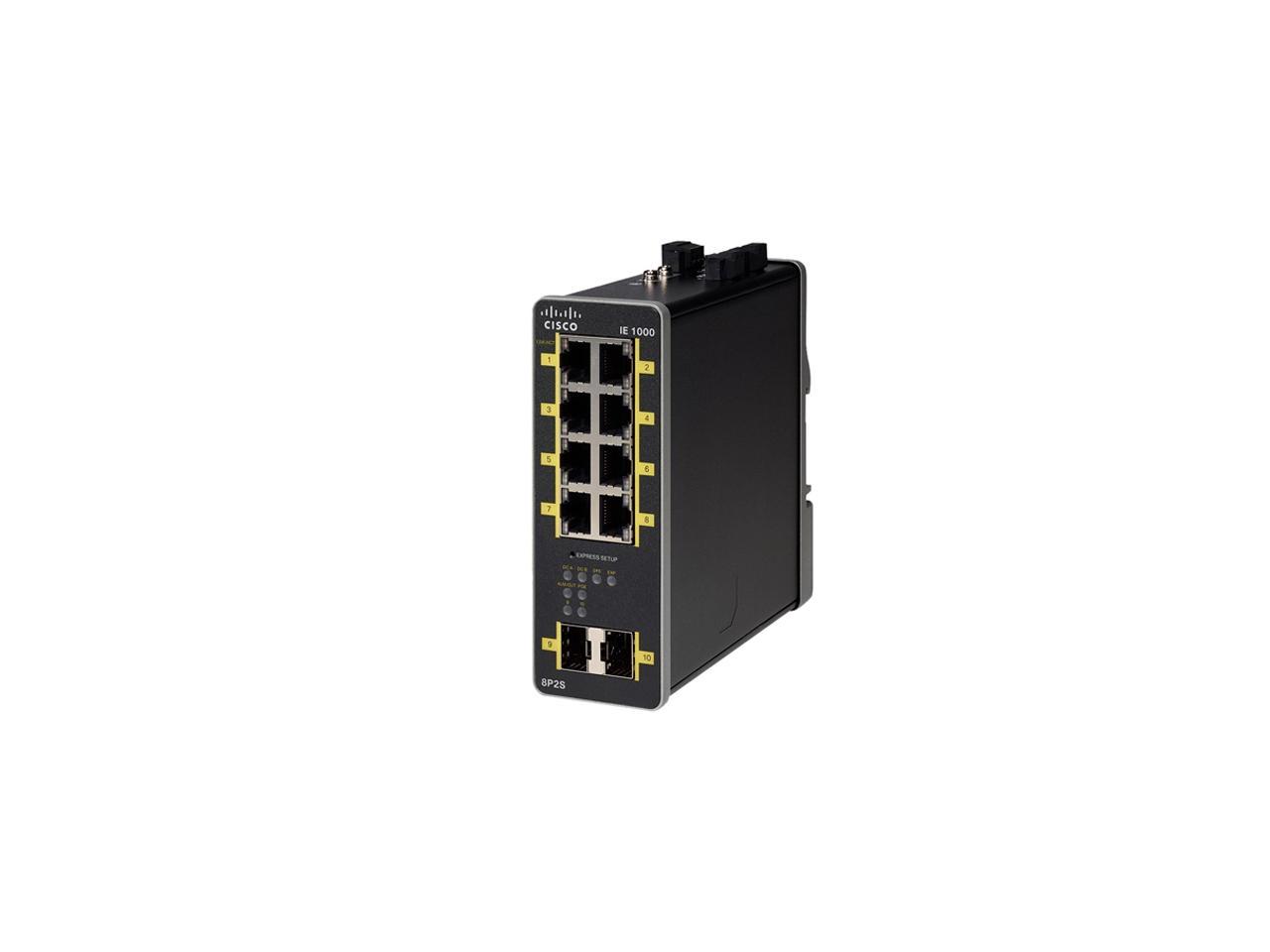 Cisco IE 1000-8P2S-LM Industrial Ethernet Switch