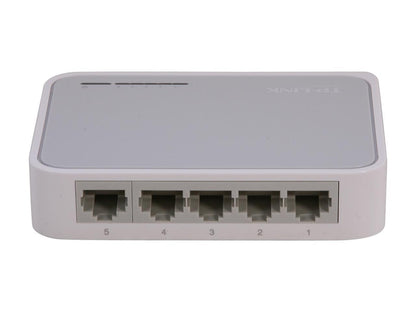 TP-LINK TL-SF1005D 10/100Mbps 5-Port Unmanaged Desktop Switch, Power-Saving